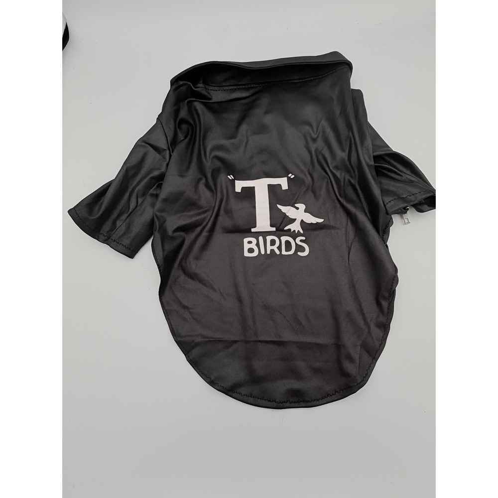 Grease T-Birds Dog Costume Jacket Black Rubies Pet Medium Halloween 50s Greaser